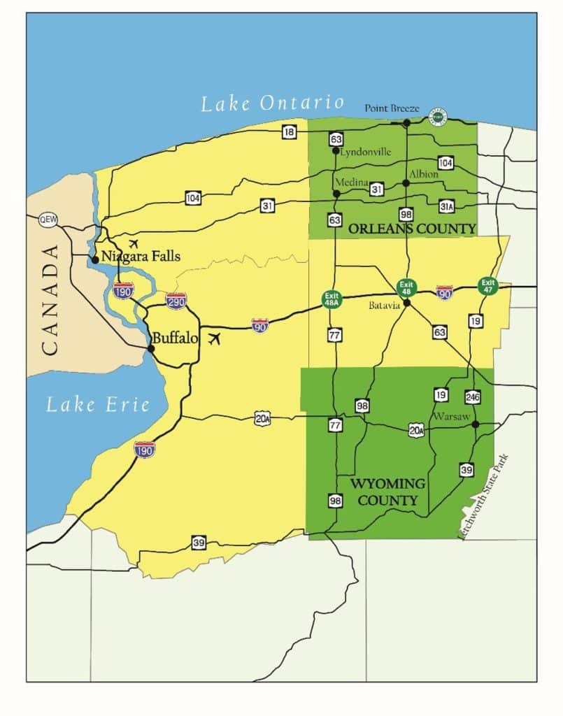Greater Niagara Region Map